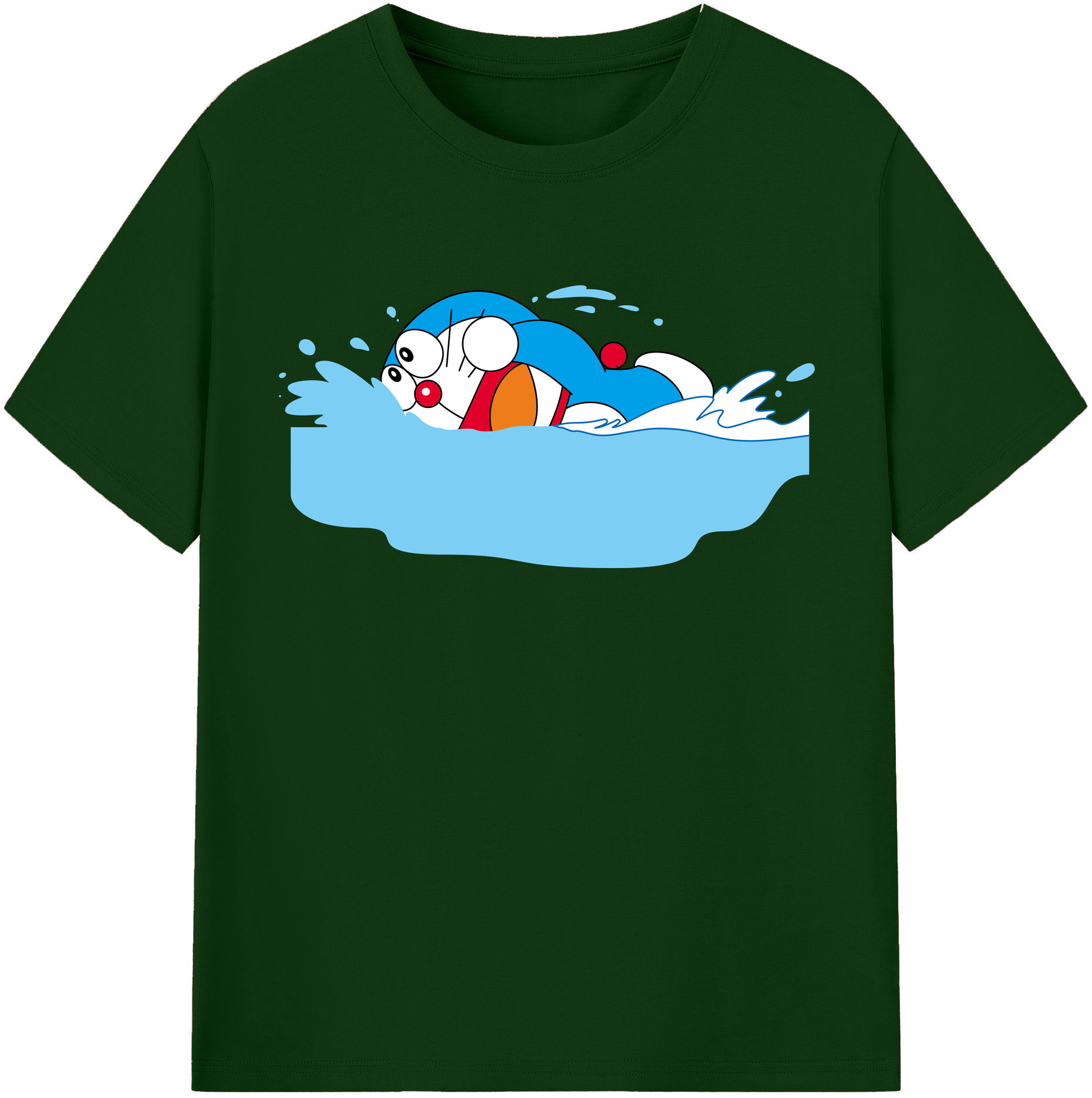 （画像用） ドラえもん Doraemon 綿100％半袖Tシャツ（フロントプリント）